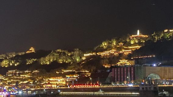 Lanzhou, Gansu: Ink Danxia - Waterwheel Park - Statue of Mother Yellow River - Zhongshan Bridge - Santai Pavilion on Lanshan Mountain