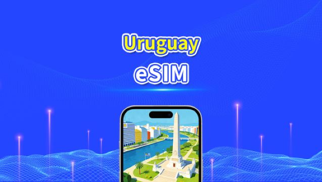 Uruguay eSIM | 5G/4G | Tages-/Gesamt-Datenpaket | 1–30 Tage | 24-Stunden-Abrechnung | QR-Code