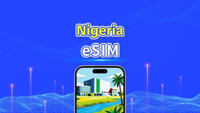 Nigeria eSIM | 4G | Højhastighedsdata | Naturlig dagspakke | Valgfri periode på 3-30 dage | QR-kode