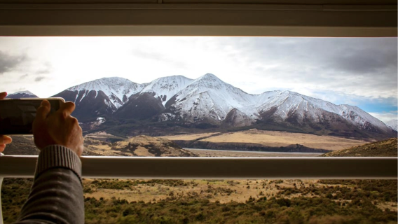 Classic alpine train sightseeing tour in South Island, New Zealand: Christchurch - Greymouth - Christchurch