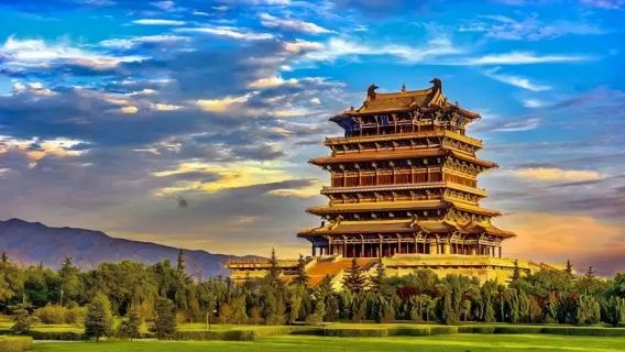 Kuil Guan Di + Istana Yongle Guangren Wang + Fenglingdu + Kuil Pujiu + Lembu Besi + Menara Guanque + Tasik Garam lawatan sehari