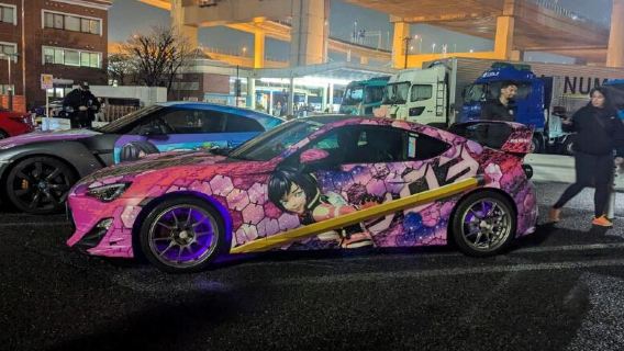 Tokyo Daikoku PA car culture night tour (night view of the city + viewing modified famous cars + experiencing JDM atmosphere)