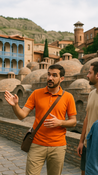 Tbilisi Walking Tour with Guide & 8 Wine and Chacha Tasting