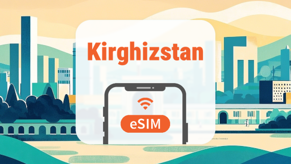 Kirghizistan eSIM | IA & TikTok | 1–30 Jours | Code QR
