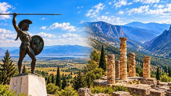 Tour Privato di Lusso: Delfi e Termopili – L'Eredità dei 300