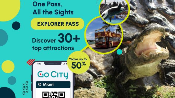 Tiket Masuk Opsional Go City Miami [Resmi/Termasuk 30+ Atraksi Populer/Miami Seaquarium/Kebun Binatang Miami]|Tiket Penjelajah Miami