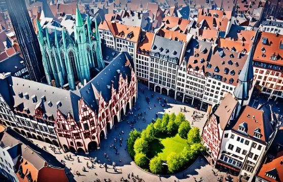 羅馬廣場+法蘭克福大教堂+歌德故居+海德堡城堡包車一日