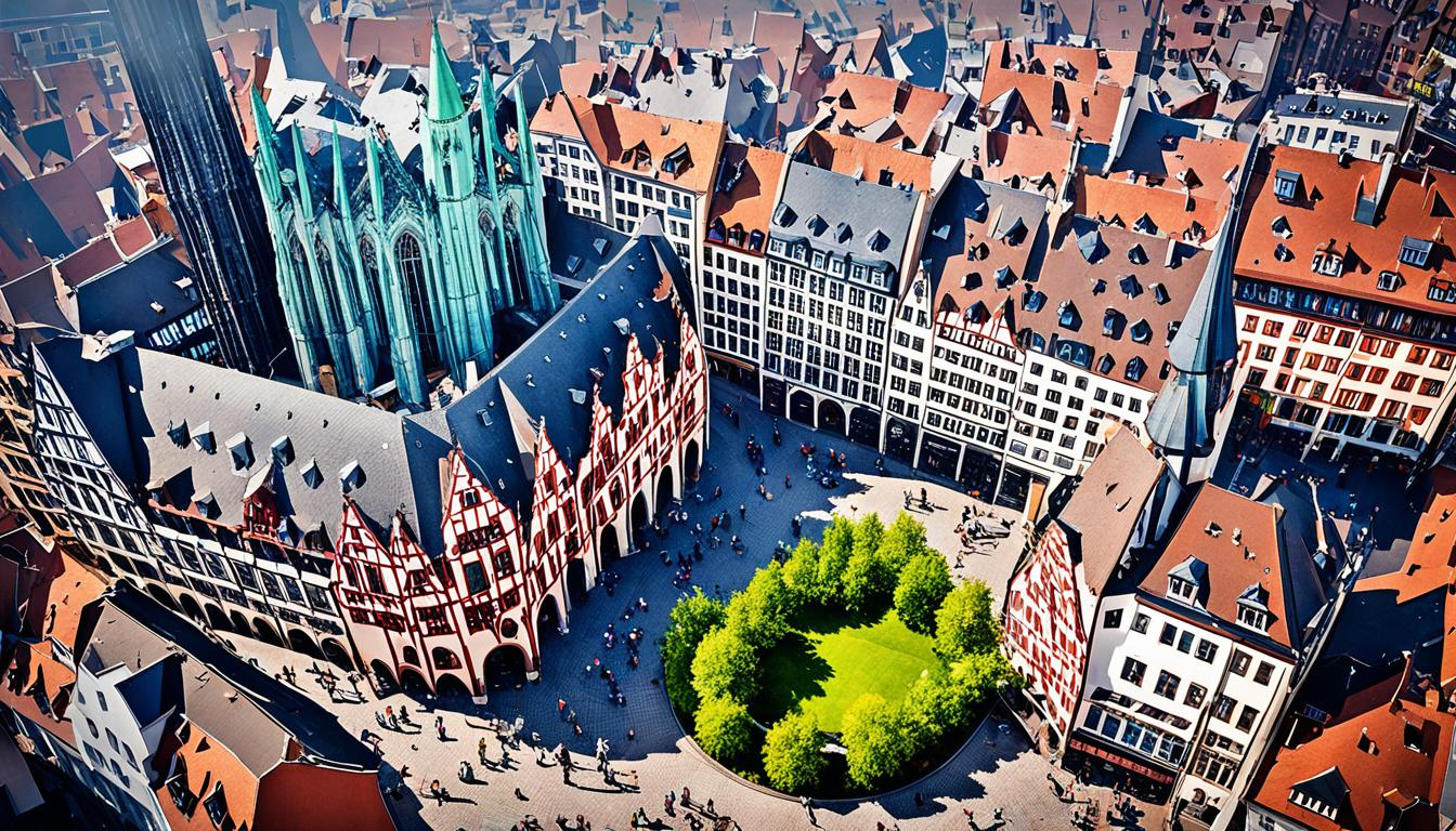 Germany + The Roman Forum + Frankfurt Cathedral + Goethe House + Heidelberg Castle day tour