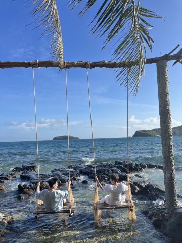 2 острова с сноркелингом – ужин-барбекю на закате на острове Сюонг – остров Май Рут Тронг