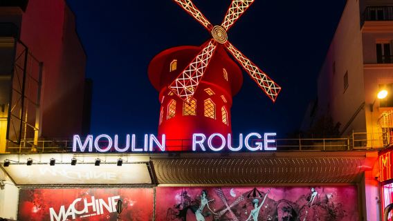 Paris: City Night Bus Tour + Moulin Rouge Show
