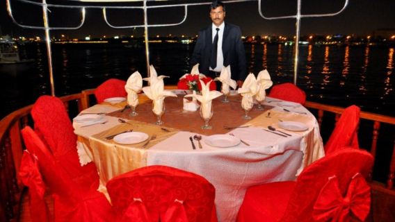 Dhow boat dinner cruise on Dubai Creek