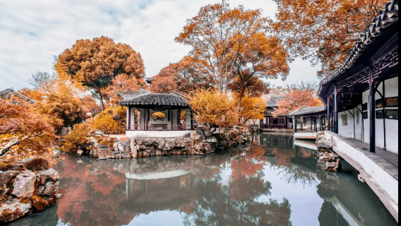 Tongli Altstadt + Humble Administrator's Garden + Hanshan-Tempel + Lion Grove Garden [10 Stunden Privattransfer ab Shanghai]