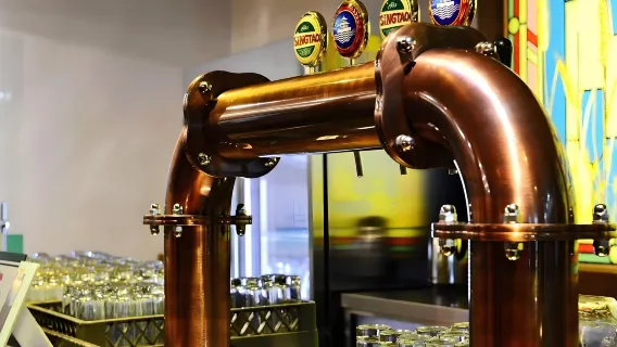 Qingdao Beer Museum: German-style beer meal and beer tasting (includes museum admission, self-guided tour)