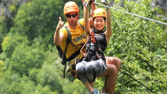 Bovec: Canyon Učja - Công viên Zipline dài nhất châu Âu