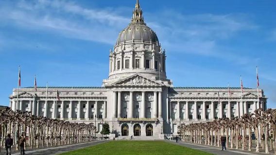 San Francisco 1-day tour: Palace of Fine Arts + Fisherman's Wharf + Lombard Street + Coit Tower + Civic Center