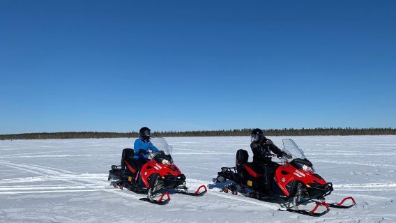 Arctic Ice Karting and Snowmobile Safari