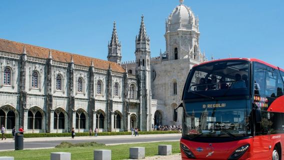 リスボン：乗り降り自由のベーシックバスツアー + 音声ガイド