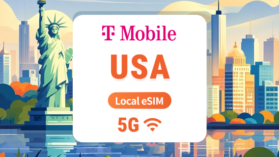 USA T-Mobile 5G eSIM | IP locale a bassa latenza | Copertura a Porto Rico | Supporta ChatGPT & TikTok | 15/30/60 giorni | Utilizzo immediato | QR istantaneo