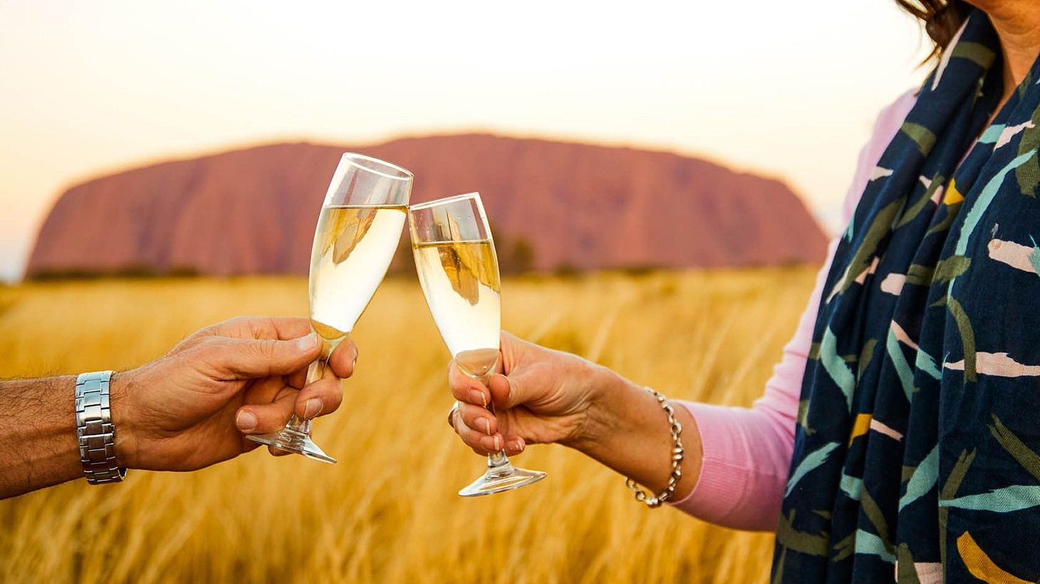 Uluru Sacred Sunset Tour with Transfers [Includes Drinks & Snacks / Optional Dinner]