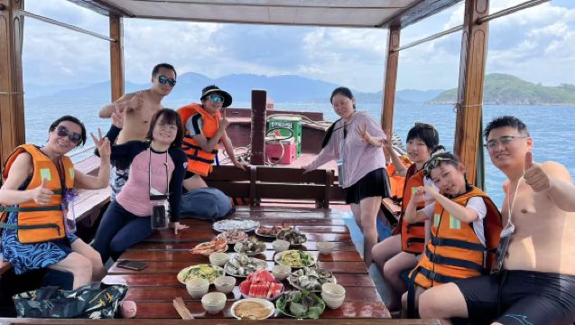Nha Trang Private 1-Day Tour with Boat Fishing, Snorkeling & Seafood BBQ on Board