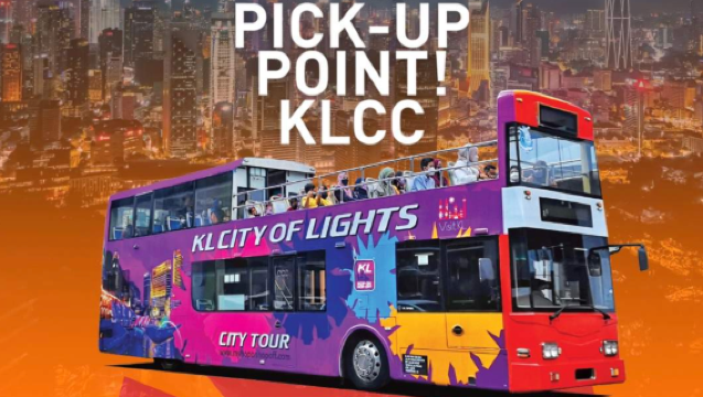 Kuala Lumpur 2hr Night Sunset Sightseeing Bus Ticket with Optional Pick-up/Drop-off at Sungei Wang Plaza and KLCC
