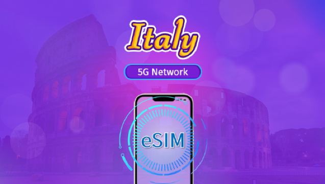 Italy | 5G/4G eSIM | Total Package | 24H Billing | 7-30 days | QR code