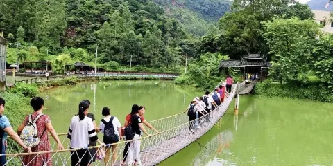 肇慶紫雲谷一日遊,避暑天堂溯溪玩水,每週六/日廣佛出發