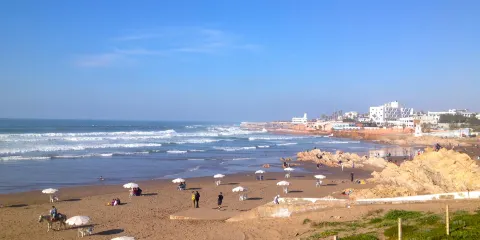 摩洛哥卡薩布蘭卡+哈桑二世清真寺+艾因迪亞布海濱&一日遊無票