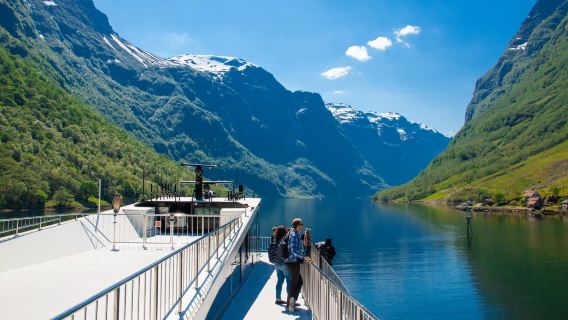 Bergen: Dagsrejse til Vikingebyen, Nærøyfjord krydstogt og Flåmsbana