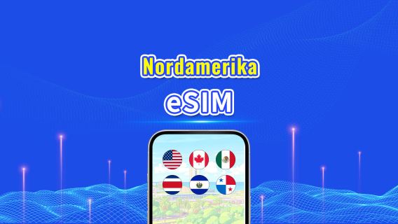 Nordamerika eSIM | 5G/4G | Tägliches/Gesamtes Datenpaket | 1–30 Tage | 24-Stunden-Abrechnung | QR-Code