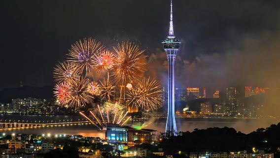 海上賞澳門煙花匯演遊船票【珠海橫琴/九洲港/灣仔碼頭可選】