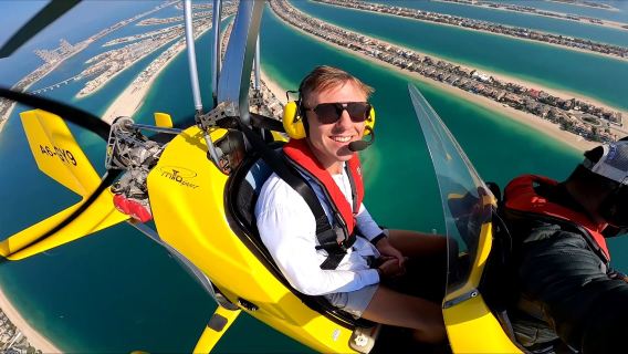 Полёт на гироптере над Пальмой Джумейра в Дубае – развлечения от Skyhub