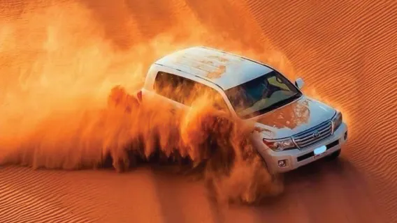 Dubai; Safari Gurun Pasir Merah Premium, Naik Unta, Selancar Pasir &amp; Makan Malam Buffet BBQ