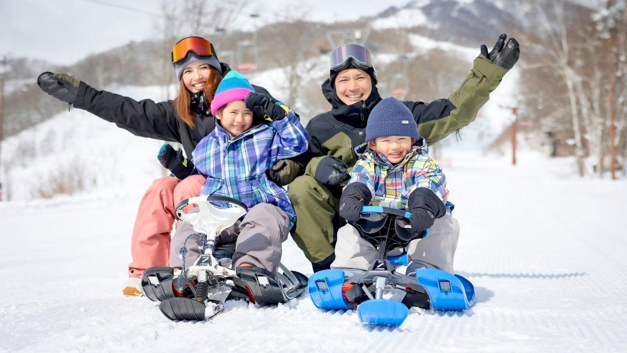 1-day tour to Otaru + Bibai Snow Land + Shiroi Koibito Park in Hokkaido, Japan: Snow Play Experience
