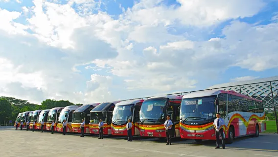 bus Lintas Batas Guangzhou ke Hong Kong - Kota Guangzhou/Panyu Chimelong/Huadu Sunac (Tidak Perlu Pengambilan Tiket)
