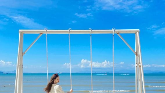 汕尾一日遊9小時|風車島+玻璃海+海上公路+紅海灣+海上古堡