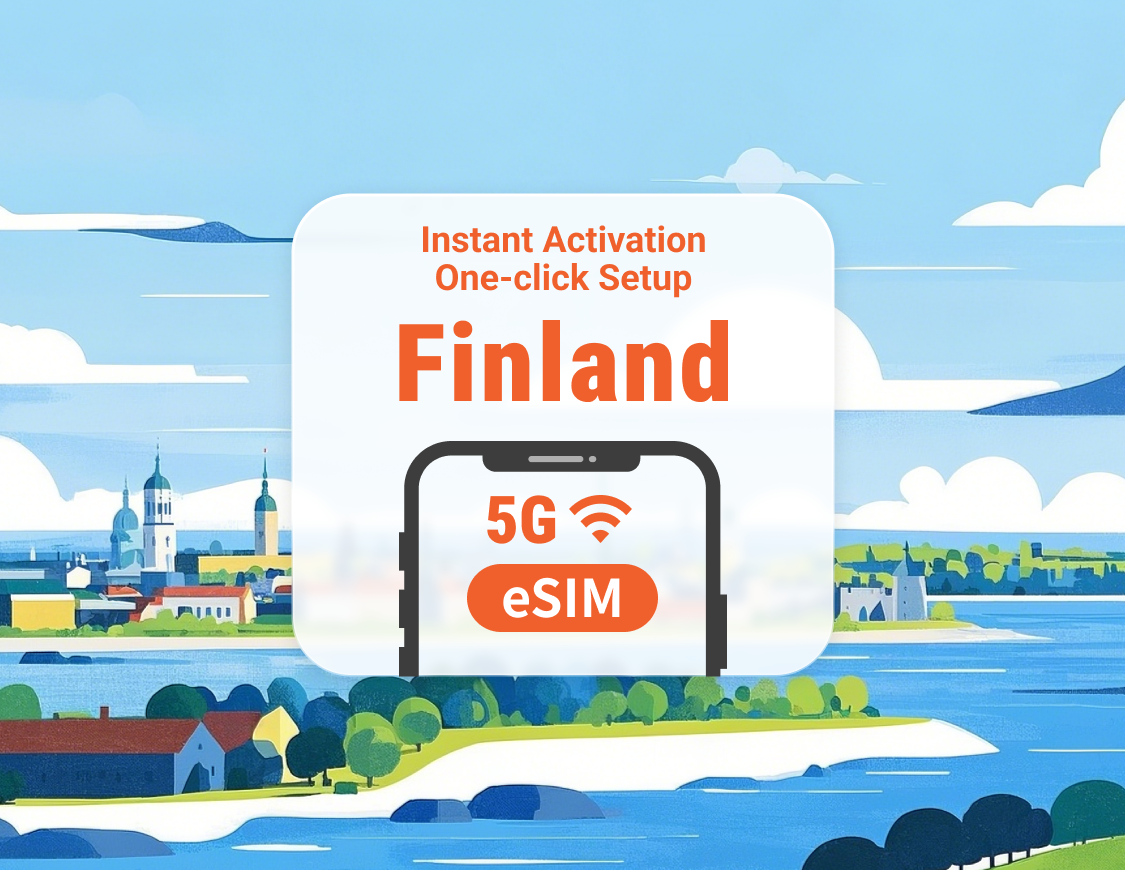 Finland 5G eSIM | Multiple Networks | 1–30 Days | Instant QR