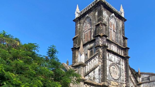 Lawatan sehari ke Jalan Budaya Qiaogang Beihai + Pulau Weizhou + Bas pelancong Gereja Katolik dengan perkhidmatan dalam bahasa Cina dan Inggeris