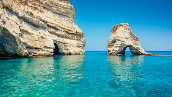 Adamas: Kleftiko Sailing Day Trip with Snorkeling and Lunch