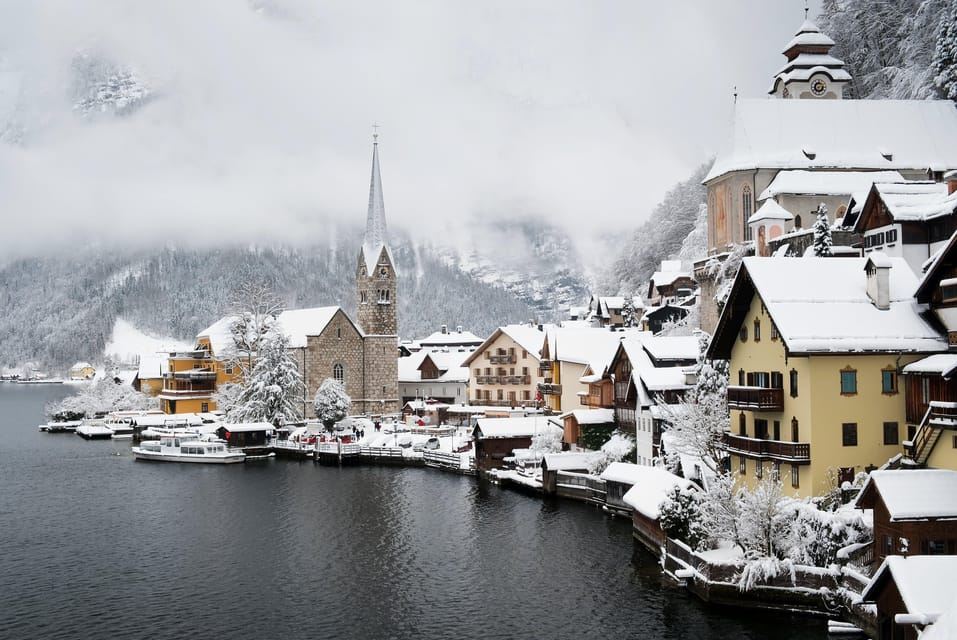 Dari Wina: Tur Harian dengan Panduan ke Pegunungan, Hallstatt & Salzburg