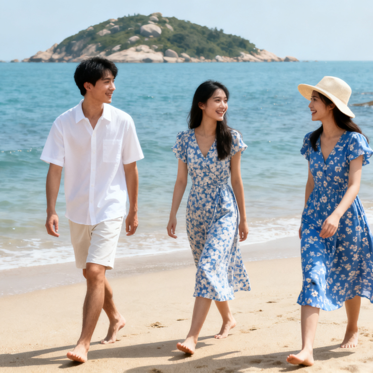 Khoảnh khắc Du lịch đảo Ngoại Linh Đinh Chu Hải[Chụp ảnh theo yêu cầu cho gia đình, cặp đôi/tình nhân, bạn thân, trẻ em và chụp ảnh gia đình khi du lịch]