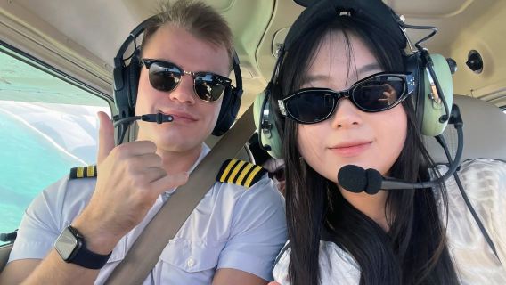 Pengalaman Penerbangan Mengemudi Sendiri di Saipan + Penjemputan Hotel + Pendampingan Penuh oleh Instruktur Amerika