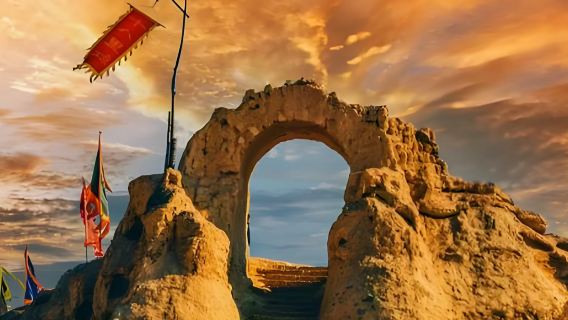 寧夏銀川西夏陵+賀蘭山岩畫+鎮北堡西部影城一日遊市區上門接送