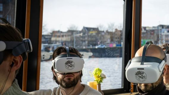 Amsterdam: Chuyến du ngoạn trên kênh đào 75 phút + Trải nghiệm thực tế ảo