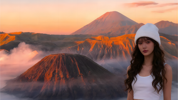 Lawatan sehari ke Gunung Bromo dan Air Terjun Madakaripura di Surabaya, Indonesia [Pakej berkumpulan/Kumpulan kecil bebas]