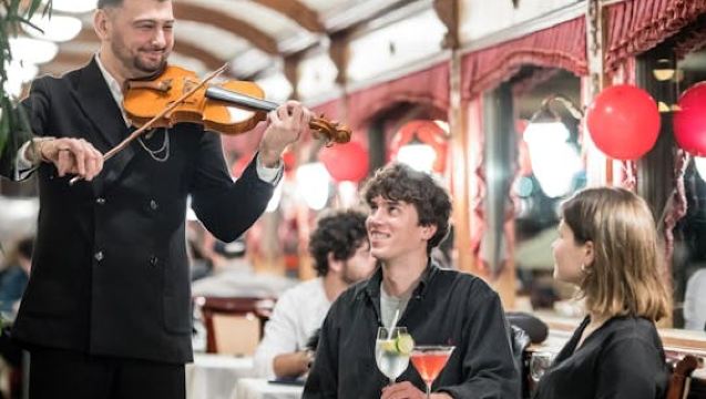 Hungarian dinner with Danube River cruise