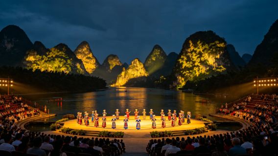 Richiedi informazioni sulle offerte speciali | Spettacolo dal vivo "Impression Liu Sanjie" a Yangshuo / Servizio di prelievo privato opzionale