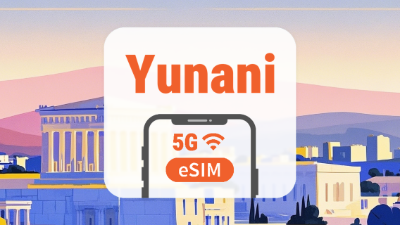 eSIM 5G Yunani | 2 Jaringan • All AI & TikTok | 1–30 Hari | QR Code