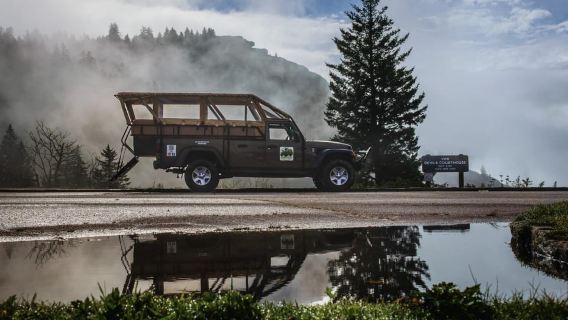 Asheville: Blue Ridge Parkway and Waterfall Jeep Tour
