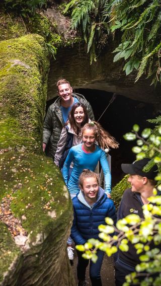 Small group guide tour of Te Anau glowworm caves in New Zealand's South Island: yacht + light hiking + glowworm caves